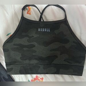 NOBULL Black Camo Sports Bra
